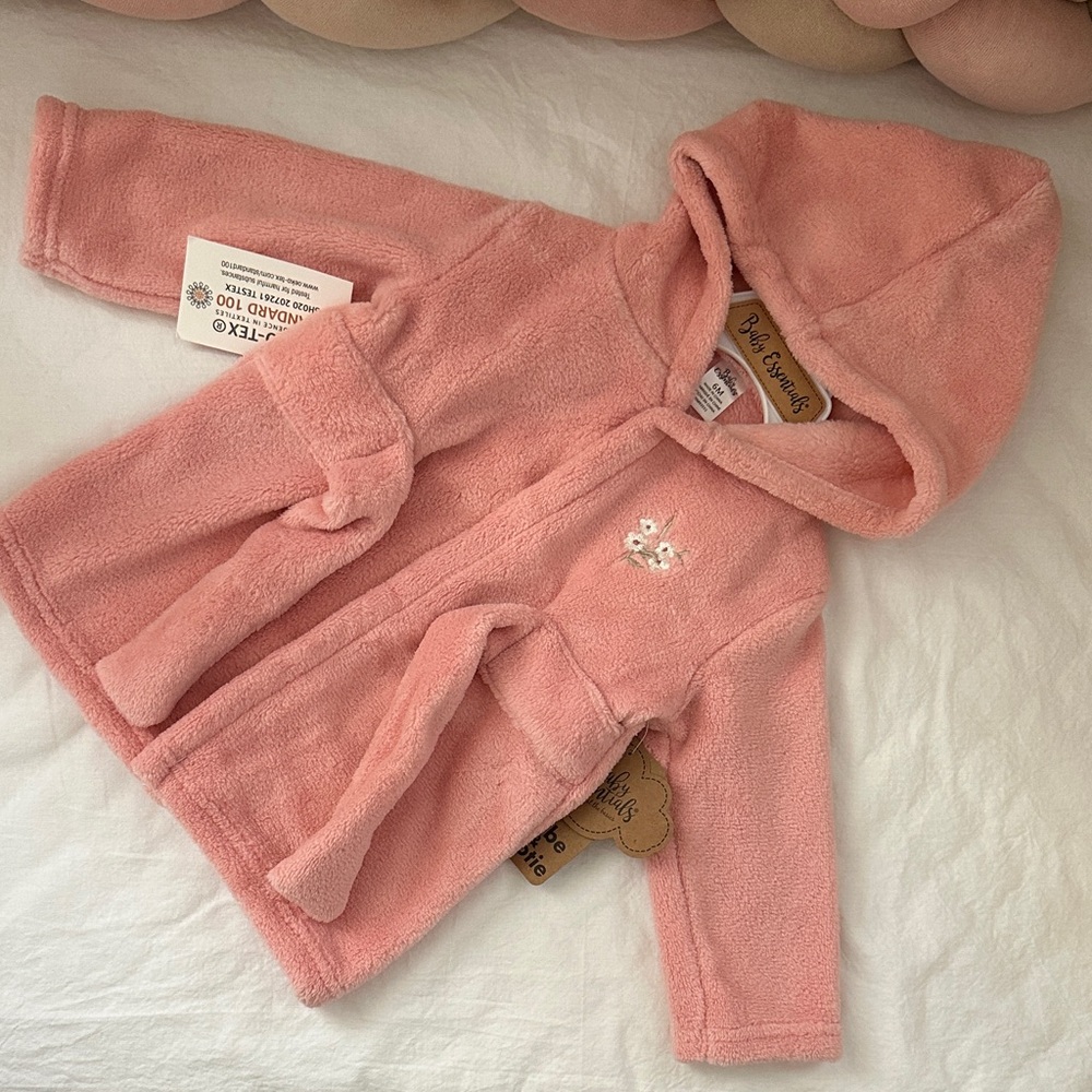 Baby Essentials Soft Pink Robe